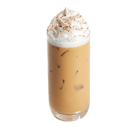 Latte glacé citrouille et épices