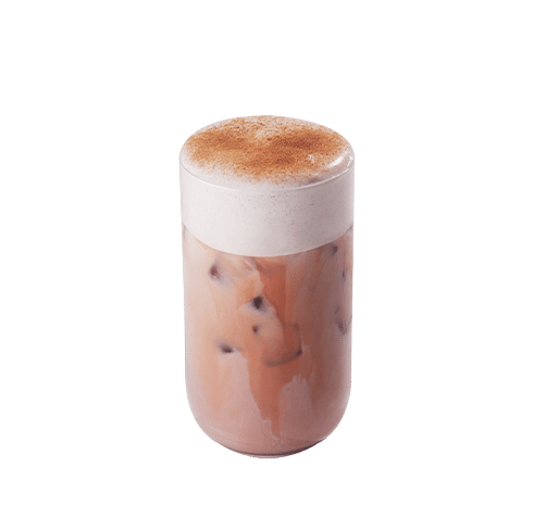 Second Cup - Iced Chai with Pumpkin Spice Cold Foam - Chai glacé avec mousse froide citrouille et épices